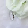 925 Sterling Silver Ring 1CT 2CT 3CT Classic Style Diamond Jewelry Moissanite Ring Wedding Party Anniversary Ring for Women Y11194021884