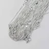 10pcs/lot Silver Plated 1.2mm Snake Chain Necklaces for Women 16" 18" 20" 24" Fashion Jewelry Necklace Chains