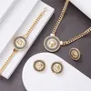 2021 June Wedding Afirca for women fashion Coin shaped portrait Alloy jewelry sets