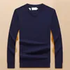 2021 Mode V-hals truien van hoge kwaliteit voor heren trui ronde hals heren klassieke trui gebreid katoen winter Leisure Bottomed sweater jumper