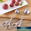 1pc Multi-funktion Frikadelle Maker Küche Utensilien 304 Edelstahl Fleisch Clip DIY Eis Ball Maschine Form Füllung