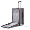 Väskor Travel ToLley Case Bagage Väska Spinner Mute Wheels Rolling PC Material Bär 20 24 tum