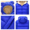 赤ちゃん女の子のジャケット秋冬のための冬の子供の暖かいフード付きの上着男の子子供服210916