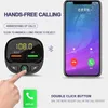 QC30 Dual USB Fast Charger Car Bluetoothcompatible 50 Fm Transmitter MP3 Player Car Kit TF Card Adapter Hands Calling3021089