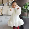 Baby Kids Clothes Girls Jacket Winter Fashion Solid Faux Mink Fur Coat for Teen Girl Soft Warm Children's Clothing 211204