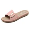 Slippers Women Shoes Outer Wear Sandals Soft Ladies Comfortable Flat Open Toe Beach Woman Footwear