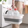 Emmers vouwen wassen siliconen mop emmer draagbare handvat huishoudelijke reinigingsmiddelen multifunctionele inklapbare kampeerauto