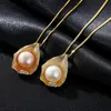 Pendentif Colliers Dignité Shell Collier de perles pour femmes Anniversaire naturel Design de mode Accesorios Mujer