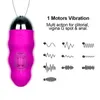 NXY Vibrators 10 snelheden Vibrator Seksspeeltjes voor vrouw met draadloze afstandsbediening Waterdichte Silent Bullet Egg USB Oplaadbare volwassene 1119