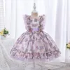 Hiszpańska lolita sukienka dla niemowląt haft gowns Dzieci Dziecko Princess 1st Birthday Party Ubrania noworodka dziewczyny sukienki 4174515