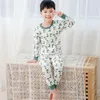 Conjuntos de vestuário 2-14 anos Adolescente menino pijama Natal crianças sleepwear meninas pijama ternos jovens crianças pijama 100 algodão anime roupas