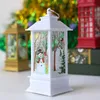 Outdoor Christmas Decoration LED Light Candle Lantern Tabletop Home Hanging Lanterns Decorations For Snowman Xmas Tree Reindeer Deer GWA9564