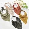 Party Supplies Printting good designs Hair Scarf Scrunchies Vintage Triangle Hairband Headband Elastic Bands Headwrap Accesories