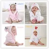 20 Designs Hooded Handdukar Animal Modellering Baby Badrock / Tecknad Baby Spa Handduk / Karaktär Barn Badkar & Spädbarn Strandhanddukar 124 Q2