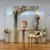 Lüks Moda Düğün Dekorasyon Koridor Arka Planında Çiçek Satır Kemeri Çiçek Buketi Bluquet Doğum Günü Partisi Noel Balon Süsler Için Süsler Sahne Vitrin