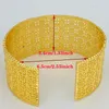 Bracelet à la mode dubaï pour les femmes 24k couleur or cuivre éthiopien large Bracelet bijoux africains arabie saoudite cadeaux de mariage