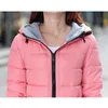 Winterjas Dames Plus Size Womens Jassen en Jassen Vrouwelijke Katoenen Gewatteerde Lange Parka Koreaanse Hooded Chaqueta Muje \ [] \ // 210916