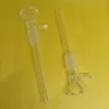 14mm macho tigela de vidro fumando com downstem 2 polegadas para 4.5inch filtro funil pregos artesanato articular claro para plataformas de tubos de água de bongo