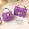 50pcs 3D Stereoscopic Flowers and Butterflies Wedding Favors Gift Bag for Guests Baby Shower Candy Box Birthday Party Candy Bag 210724