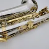 Ny ankomst Yanagisawa SC-9937 B Flat Sopran Saxofon Små krökt nacke Högkvalitativ Brass Nickel Silver Plated
