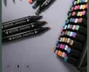Toque marcador duplo pontilhado Multicolor Student Interior Design Landscape Anime Pintura aquarela Pen Spot 80 Color Art Marker SK3510105