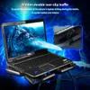 Tishics 4 fanów chłodnica notebook pad dwa porty USB chłodzące chłodnicy stojak na laptopa