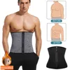 Män Midja Trainer Slimming Body Shaper Modeling Viktminskning Shapewear Belly Shapers Sweat Trimmer Belt Reducera Slim Girdle