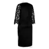 Women's Dress 4xl 5xl 6xl Plus Size Dress for Ladies Birthday Mesh Printed Black Party Dress Sexy Clubwear Summer Clothing 2021 210303