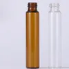 琥珀色の透明なガラス香水のびん3ml 5ml 10mlの詰め替え可能なサンプルチューブの空のアトマイザーミニ旅行パルファムスプレーボトル