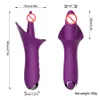 AA Designer Sex Toys Vibromasseur de langue unisexe à 10 vitesses pour femme Masseur vibrant Rechargeable Vagin Stimulateur de clitoris point G pour masturbation féminine Jouets sexuels