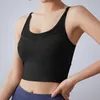 Sport Bras för Kvinnor Yoga Support Cross Back Wirefree Flyttbara Cups Sport Bra Toppar Frihet Sömlös Racerback