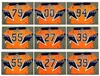 SL 2004 빈티지 섬 주민 하키 유니폼 79 AEXEI YASHIN 27 Michae Peca 39 Rick Dipietro 55 Jason Bake 94 Ryan Smyth Orange Retro Size