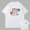 T-shirt da uomo Camicie moka Travss Sneaker Travisscott Designer Camicia hip-hop Match Sail Astroworld Camicia 100% cotone Maglietta grafica Scotts Maglietta da uomo Scotts 311