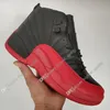 Ny 12 12s Gym Red Michigan Mens Basketball Skor Influensa Spel UNC Wings The Master Taxi Män Sports Sneakers Trainers Women 5.5-13 # 1