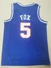 Mens City Basketball DeAaron 5 Fox Jersey Retro Chris 4 Webber 55 Williams Peja 16 Stojakovic Maglia cucita al 100%