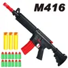 M16 Soft Gummi Bullet Gun Toy Rifle för Barn Boys Vuxna CS Fighting Outdoor Game