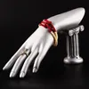 Jewelry Pouches Bags Mannequin Hand Finger Glove Ring Bracelet Watch Display Stand Storage Box Edwi22