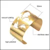 팔찌 팔찌 쥬얼리 세계지도 컷 아웃 커프 Bangles 여행 평화 35mm 와이드 레이저 조각 높은 세련 된 스테인레스 스틸 서클 각도 Y112