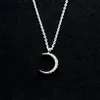 초승달 펜던트 목걸이 부적당 콜리어 Wicca 쥬얼리 로즈 골드 컬러 Ketting Moon Crystal 목걸이 여성 Bijoux BFF 선물 41