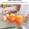 Fridge Organizer Drawer Basket Pantry Food Storage Fresh Spacer Layer Storage Rack Fruits Vegetables Snack Boxes Kitchen Tools 210315