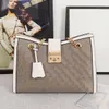 Lady Marmont Designers Axelväskor Kvinnor Hobos Handväska Handväska Luxury Canvas Vintage Paddlock Crossbody Bag