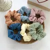 Candy Color Elastic Hairband Sweet Hair Rope Scrunchies Ties Ponytail Holders Rubber Band Hairs Accessories 20pcs