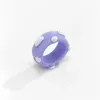 Irregular White Cloud Rings Colorful Sweet Resin Party Finger Ring Women Girls Vacation Gift Green Purple Hand Jewelry Fashion Accessories