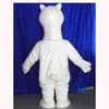 Performance White Alpaca Mascot Costume Halloween Christmas Fancy Party Cartoon Outfit Atmosfera da donna per adulti Dress Dress Carnival Unisex UNISEX ADULTI