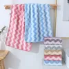 Nieuwe Warp Knit Coral Fleece Roze Handdoek Zacht Absorberend Volwassen Huishoudelijke Gezicht Wash EWF7597