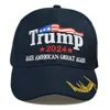 Nieuwste Trump Baseball Cap Verenigde Staten Presidentiële verkiezing TRMUP dezelfde stijl hoed Ambroided Paardenstaart Bal GLB Sea Shipping ZZC5271