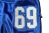 C202 Varsity Blues Movie 82 Charlie Tweeder Jersey West Canaan Coyotes Football 69 Billy Bob Team Blue All Stitched Breathable Pure Cotton