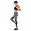 Marken Frauen Mode Legging Floral Faultier Druck Leggins Slim Legins Hohe Taille Leggings Frau Hosen 211204