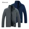 DIMUSI Winter Mens Softshell Fleece Jackets Casual Men Thick Warm Sweatshirt Man Thermal Solid Color Hoodies Coats Clothing 7XL Y211118