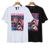 Street High Pop Smoke x York Limited Back Water Drop T-shirt a maniche corte con stampa v grande